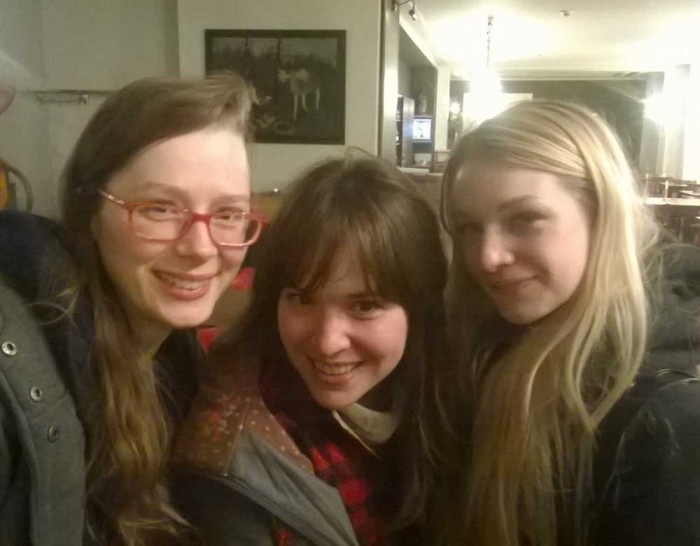 Die unschlagbaren Ladies of the Zwerch: Asja, Kate, Lea. <3